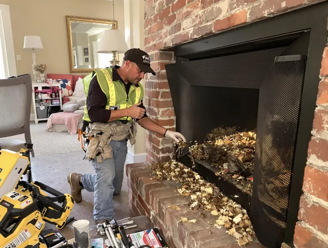 Safe screening installation by Willimantic Chimney Sweep in Willimantic, CT