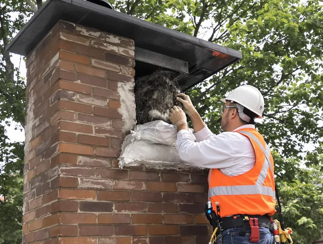 Humane removal of debris and animals by Willimantic Chimney Sweep in Willimantic, CT
