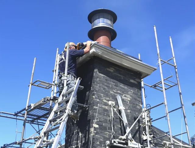 Sturdy chimney crown finished by Willimantic Chimney Sweep in Willimantic, CT