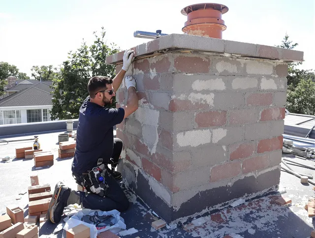 Advanced chimney repair process by Willimantic Chimney Sweep in Willimantic, CT