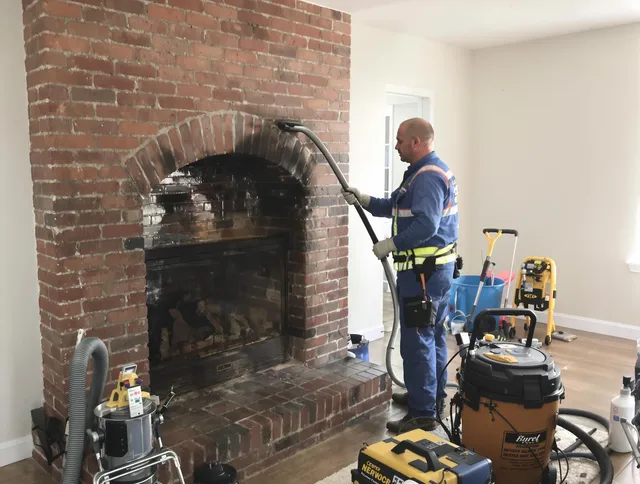 Willimantic Chimney Sweep expert performing detailed chimney sweep in Willimantic, CT