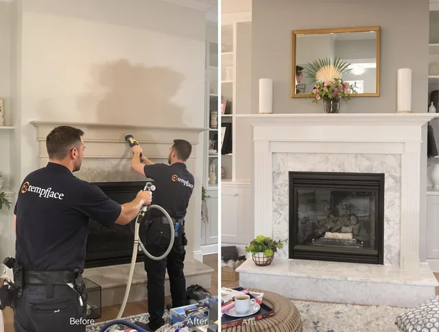 Professional soot removal by Willimantic Chimney Sweep team in Willimantic, CT